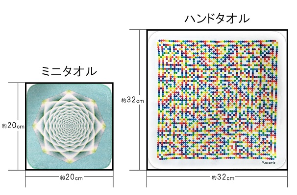 ミニタオル、ハンドタオル比較