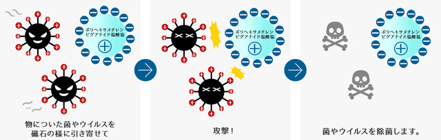 バイオクリーンウィルスへの作用メカニズム