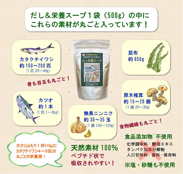 だし＆栄養スープ500g