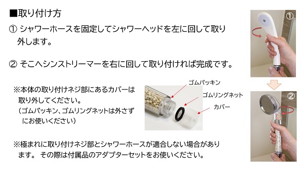 シンストリーマー取付方