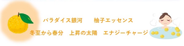 パラダイス銀河水素入浴用ゆずエキス